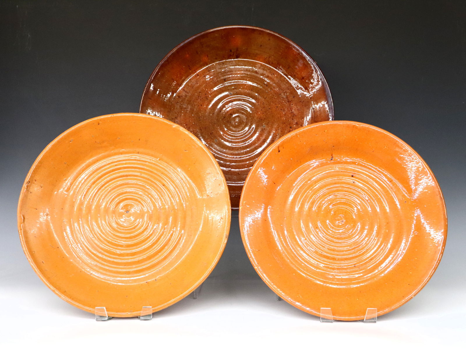 3 Jugtown Pottery Pie Dishes (1 of 3)