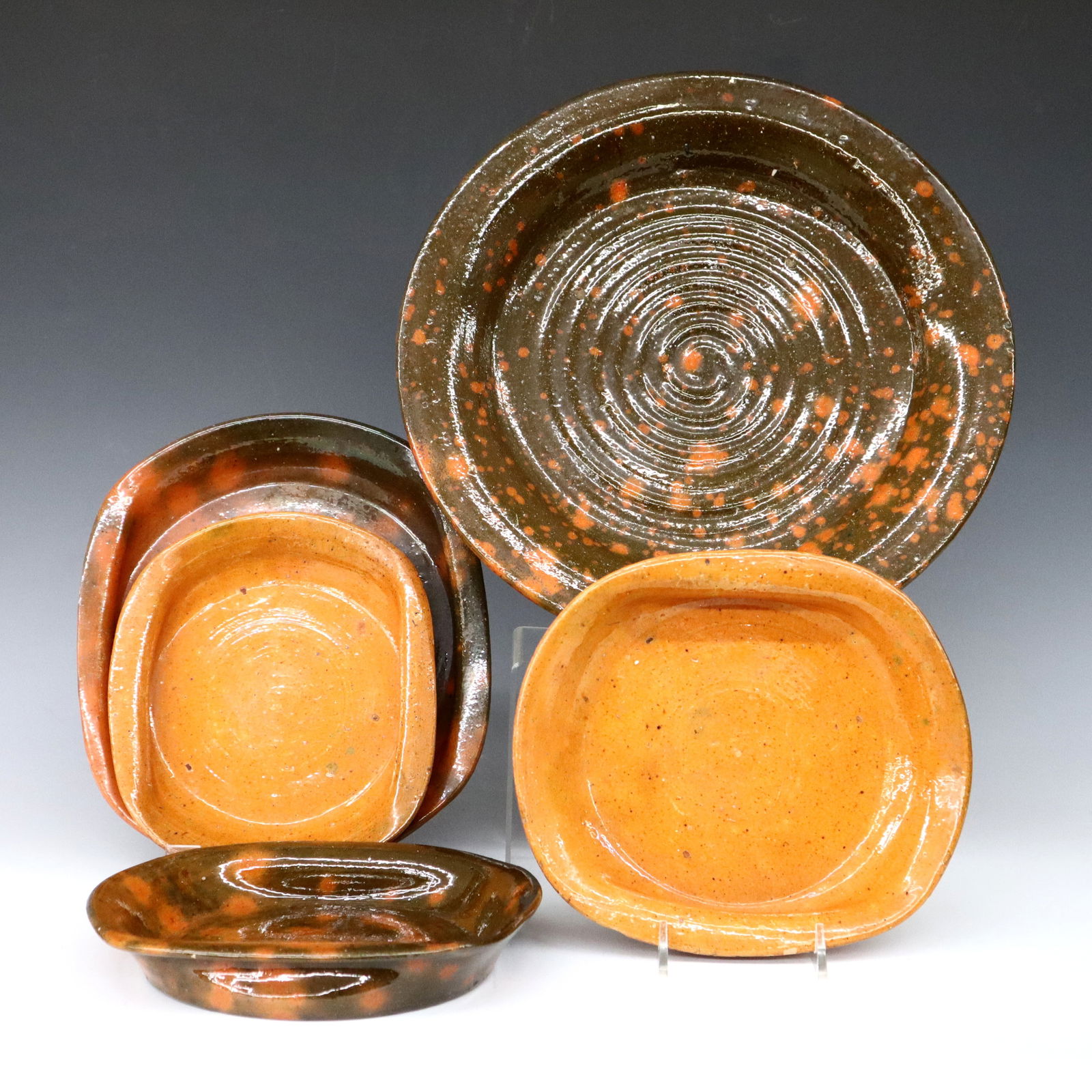 5 Jugtown Pottery Dishes (1 of 3)