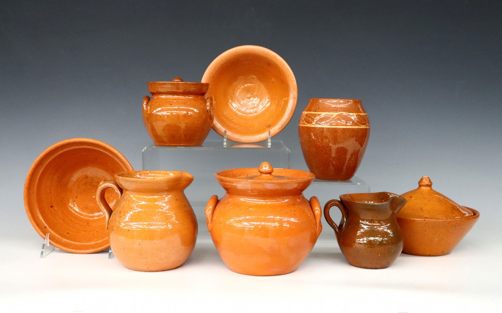 8 pc Jugtown Pottery (1 of 4)