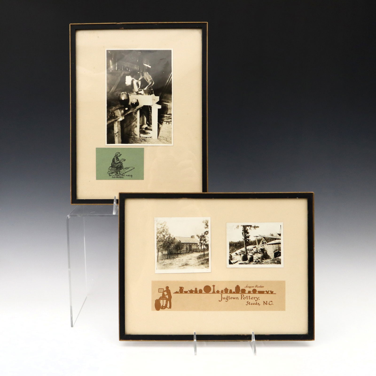 2 Framed Jugtown Pottery Photographs (1 of 7)