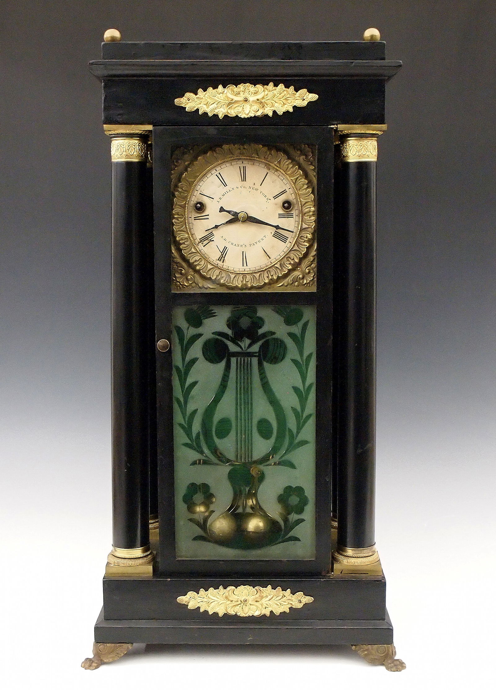 Crane's Patent Year Running Shelf Clock (1 of 8)