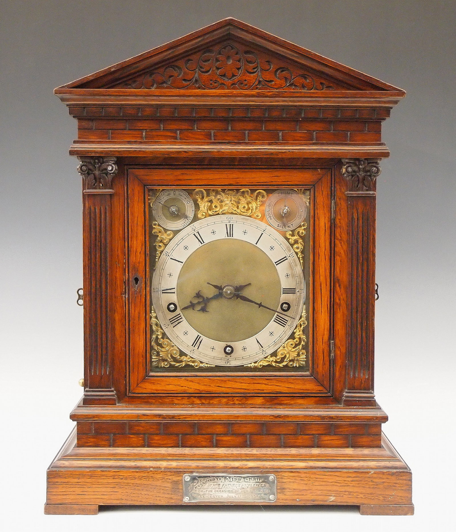 W. & H. Bracket Clock (1 of 6)