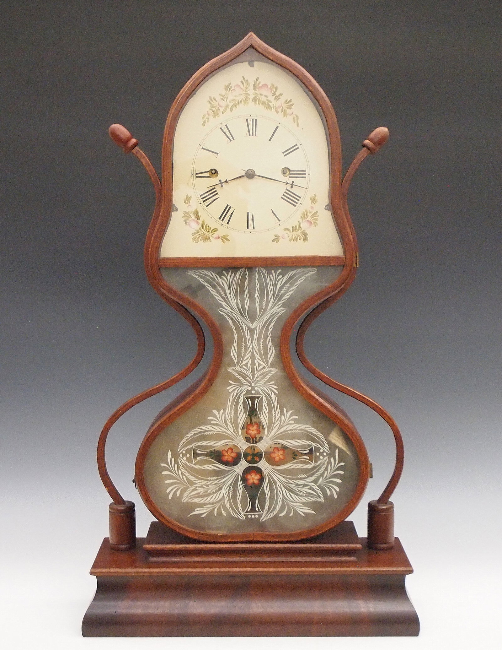 Repro J.C. Brown Acorn Shelf Clock (1 of 6)