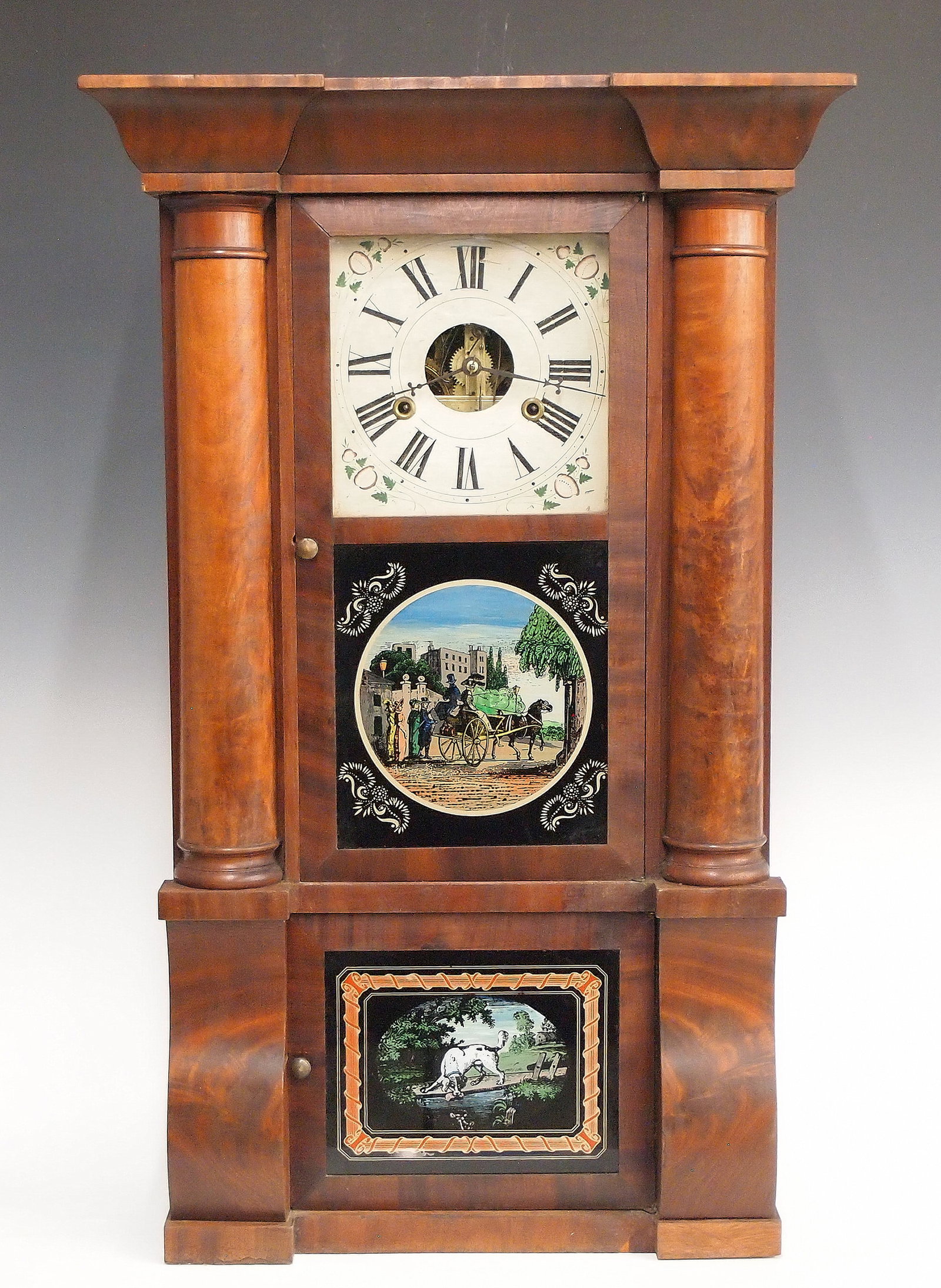 Birge & Fuller Double Decker Shelf Clock (1 of 5)