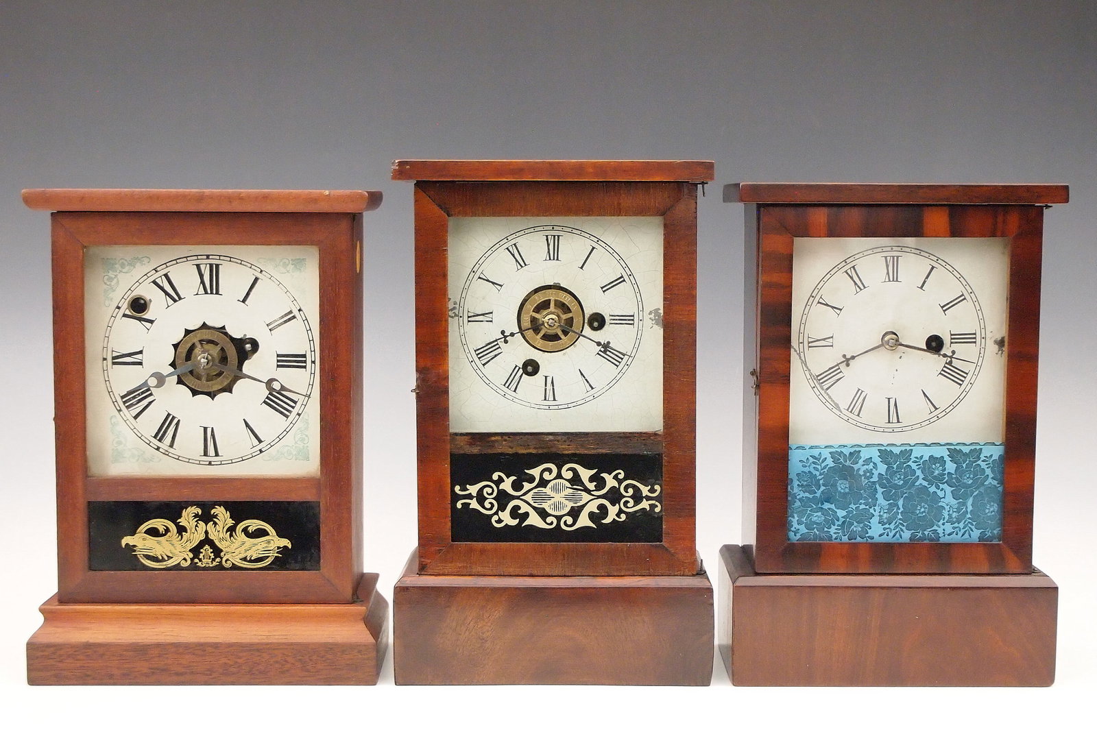 3 American Cottage Clocks (1 of 7)