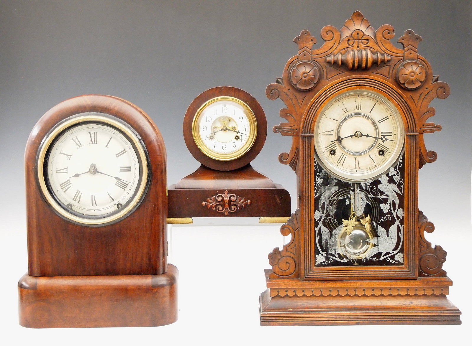 3 American Shelf Clocks (1 of 5)