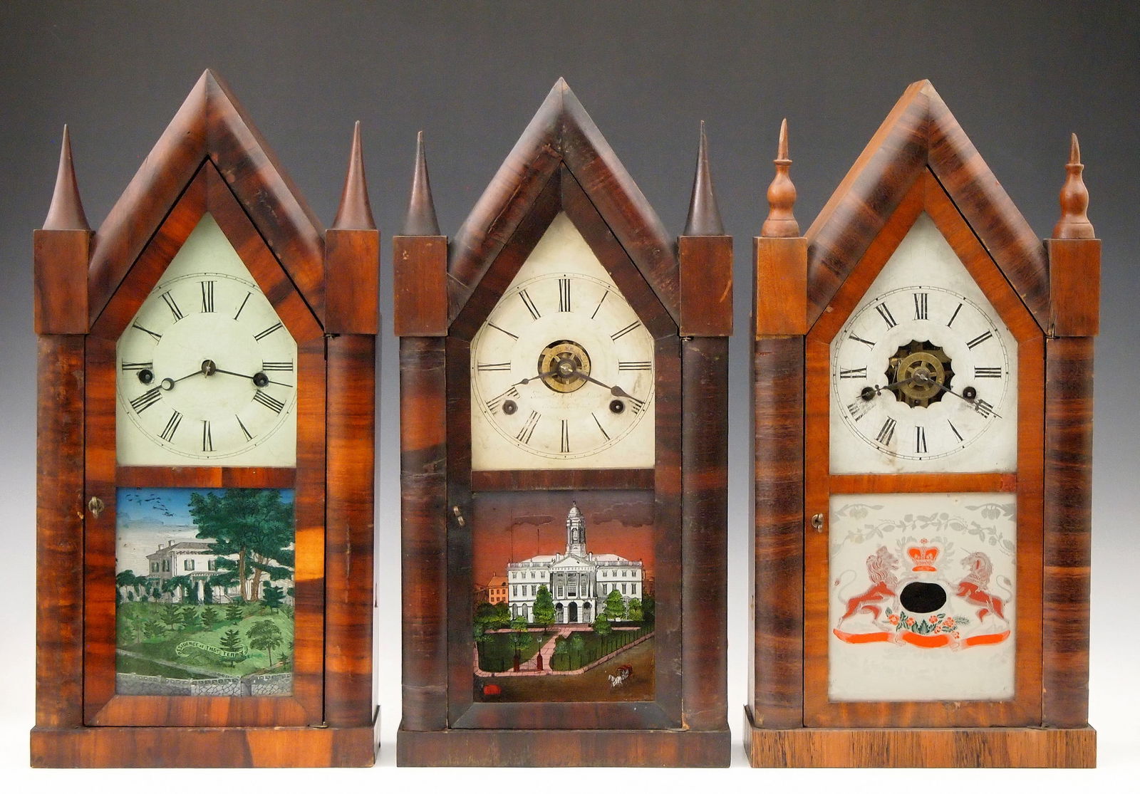 3 Steeple Clocks (1 of 7)