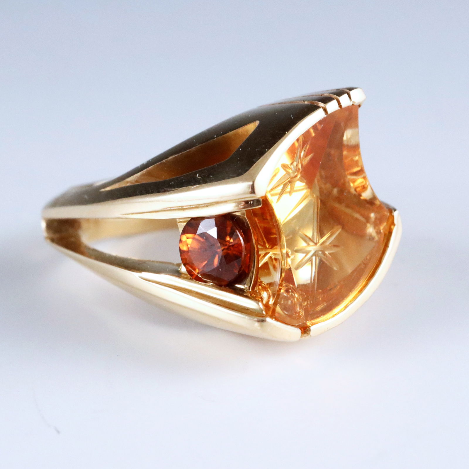 Custom 14k Gold & Citrine Ring (1 of 7)