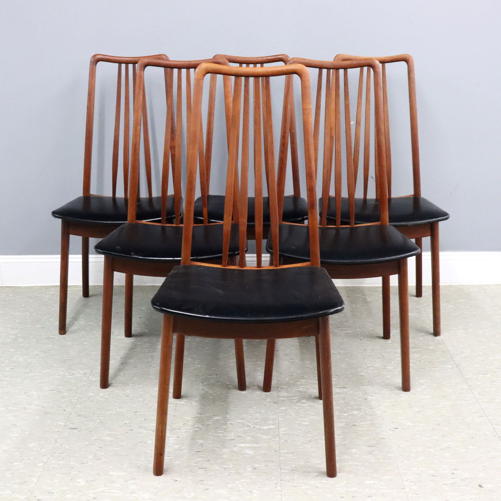 6 Holstebro Jensen Danish Mod Dining Chairs (1 of 6)
