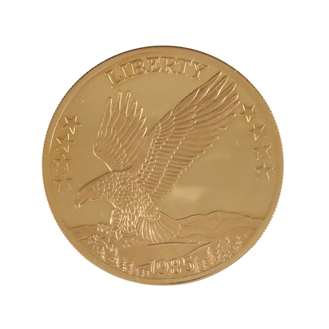1985 U.S. 14k Gold Double Eagle Medallion (1 of 3)