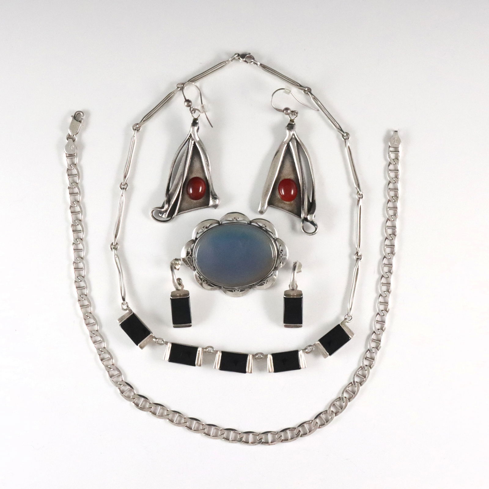 7 pc European Sterling Jewelry (1 of 1)