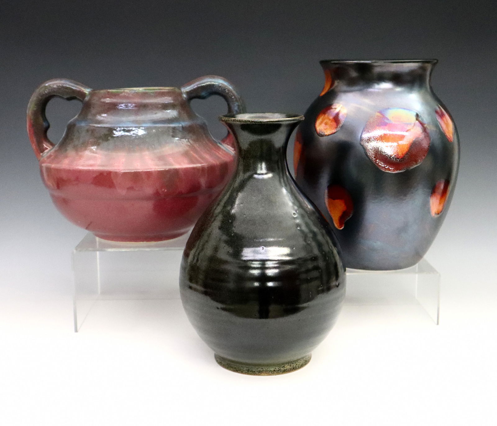 3 Art Pottery Vases (1 of 8)