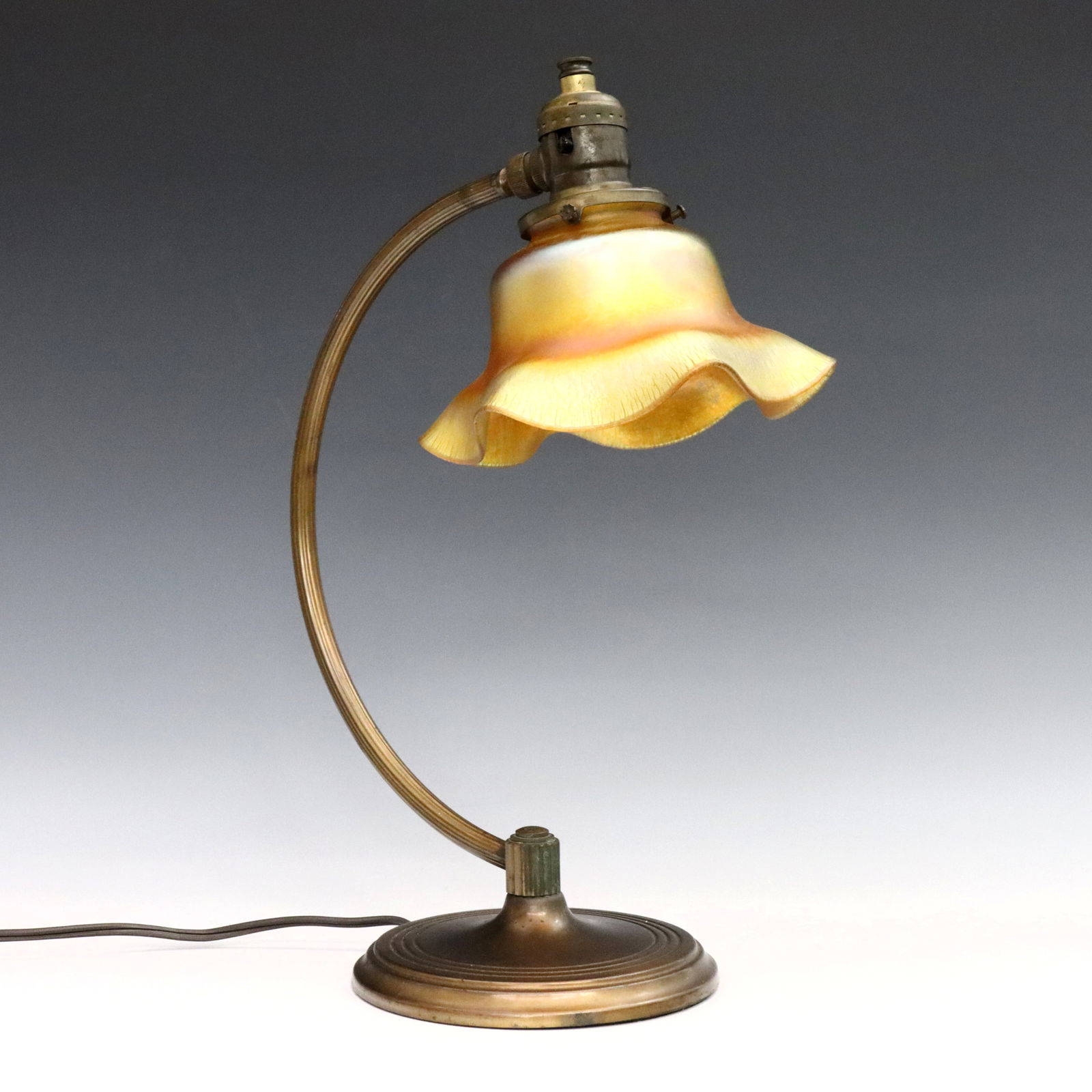 Chase Desk Lamp & Quezal Shade (1 of 6)