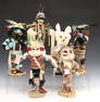 6 Kachina Dolls