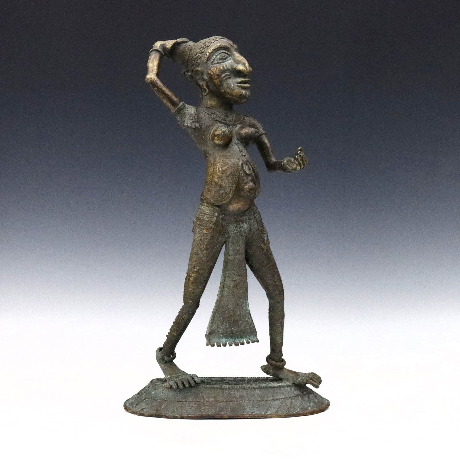 African Benin Bronze Figure (1 of 4)