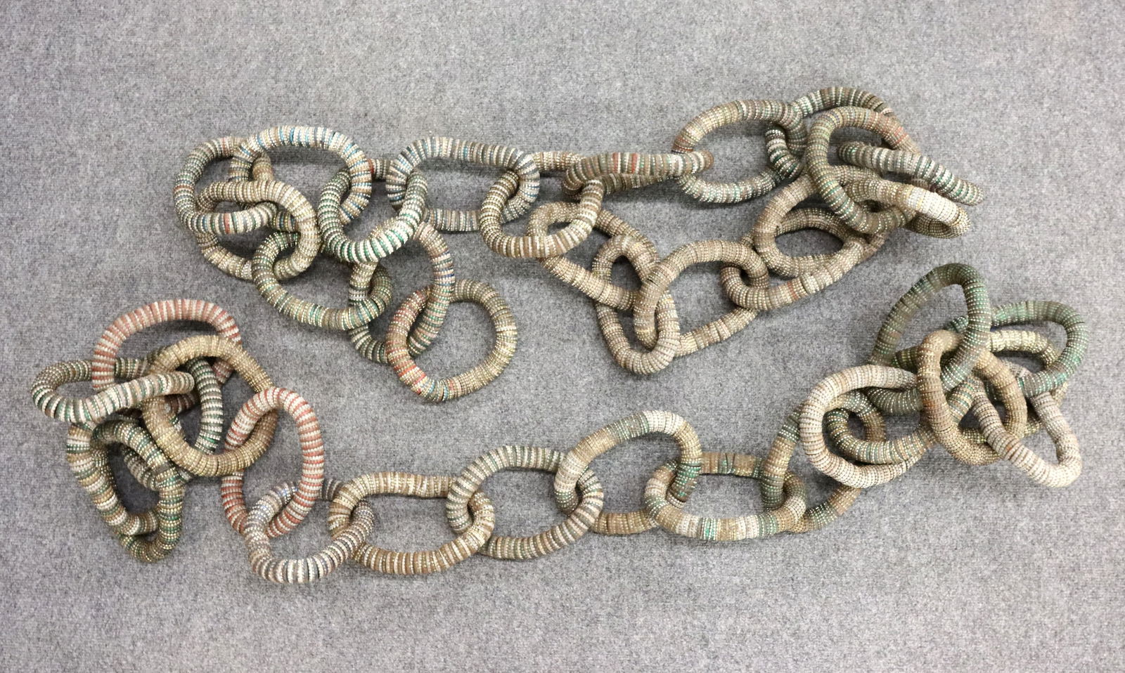 2 Folk Art Bottle Cap Chains (1 of 1)