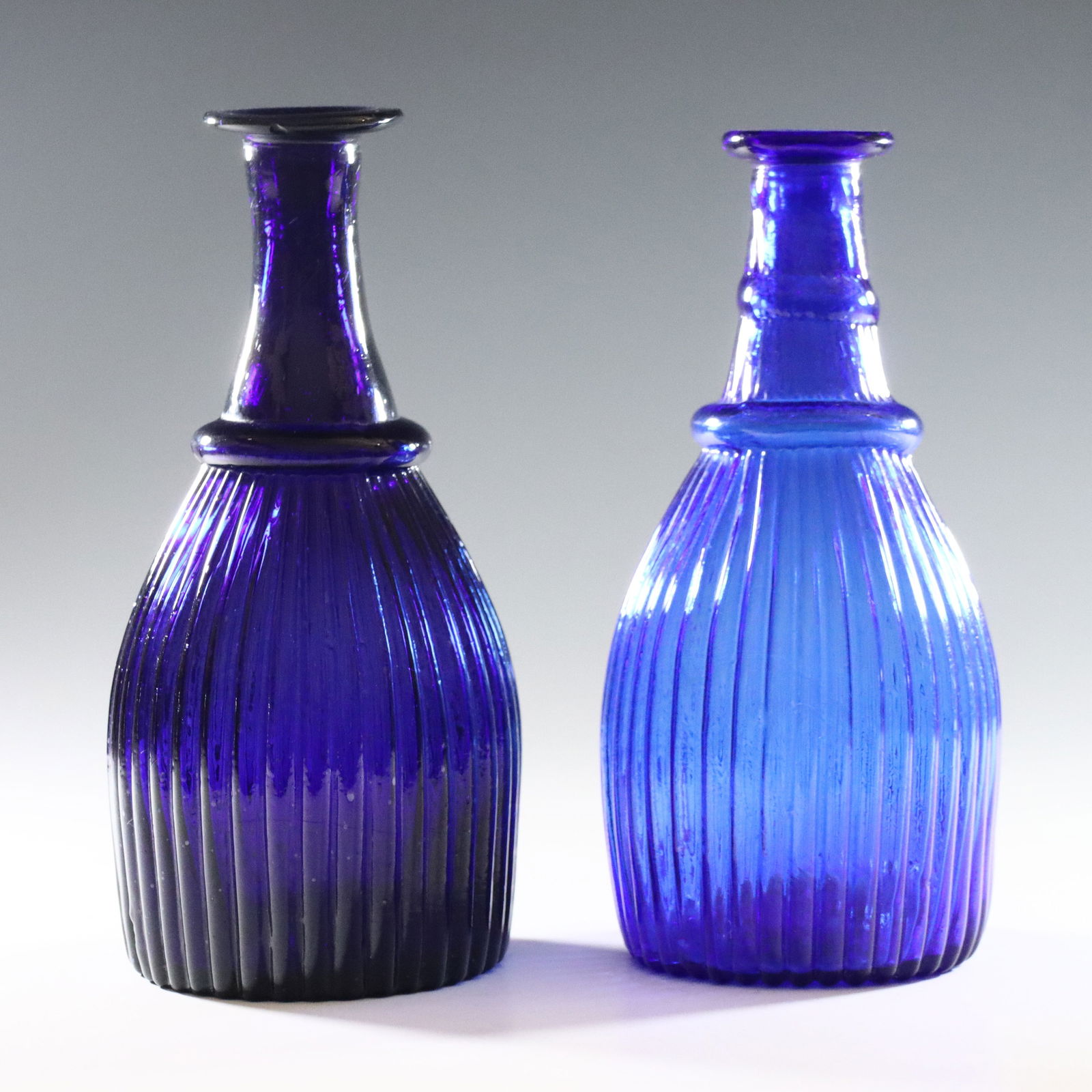 2 Sandwich Glass Bottles (1 of 2)