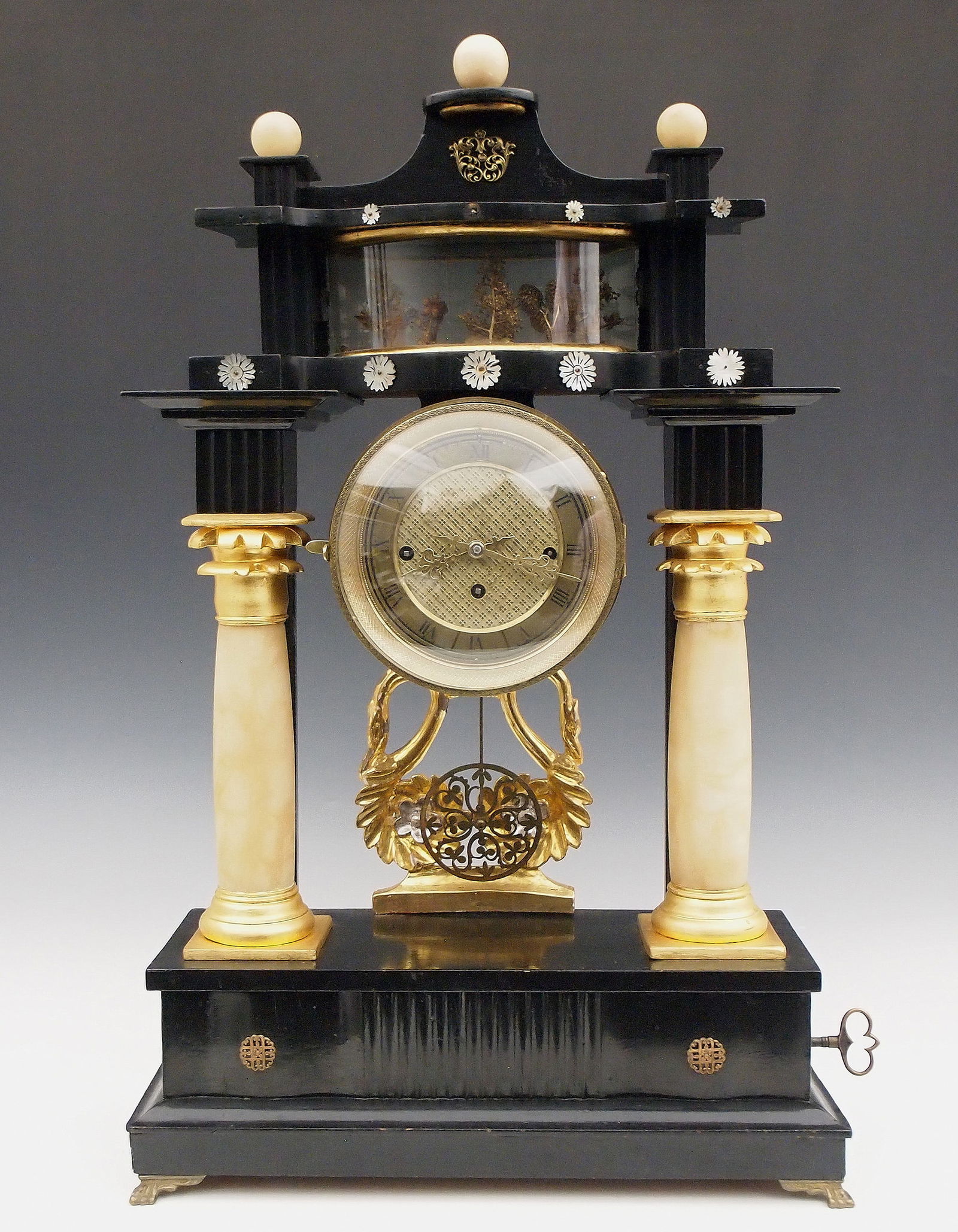 Austrian Musical Portico Clock (1 of 5)