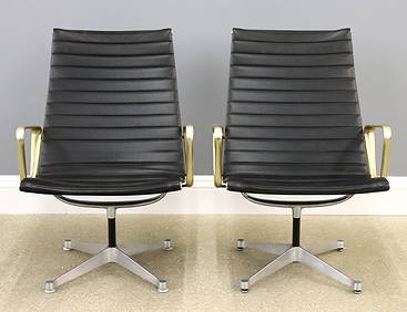 Pr Eames Herman Miller Aluminum Group Chairs (1 of 4)