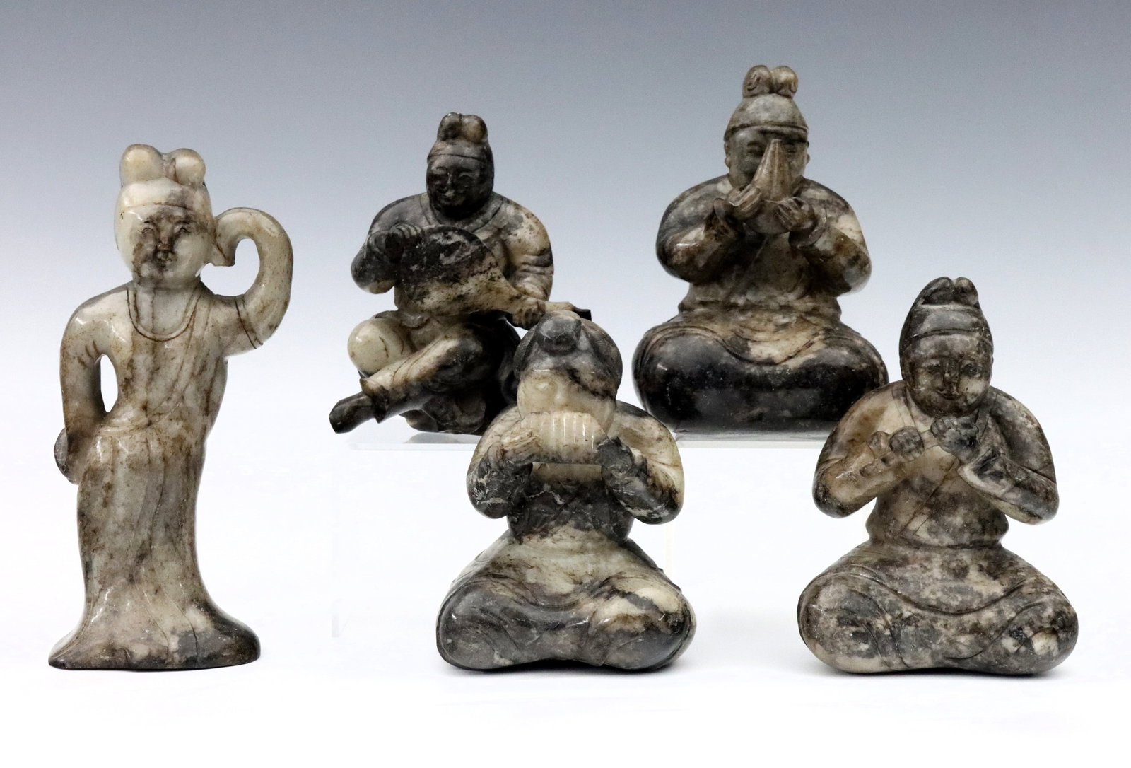5 Chinese Hardstone Musician Figures (1 of 18)