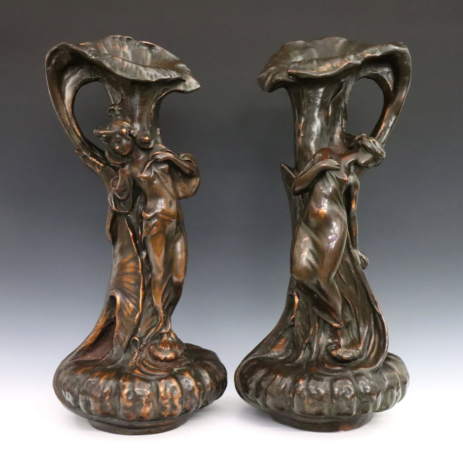 Pr Art Nouveau Copper Clad Ewers (1 of 2)