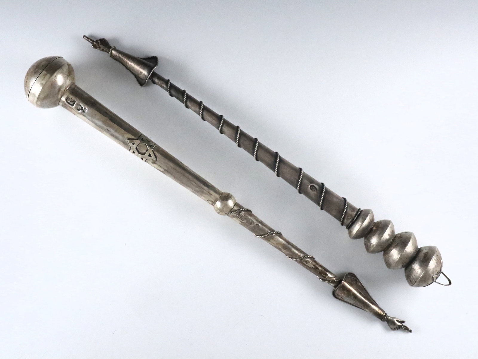 2 Russian Silver Torah Pointers (1 of 3)