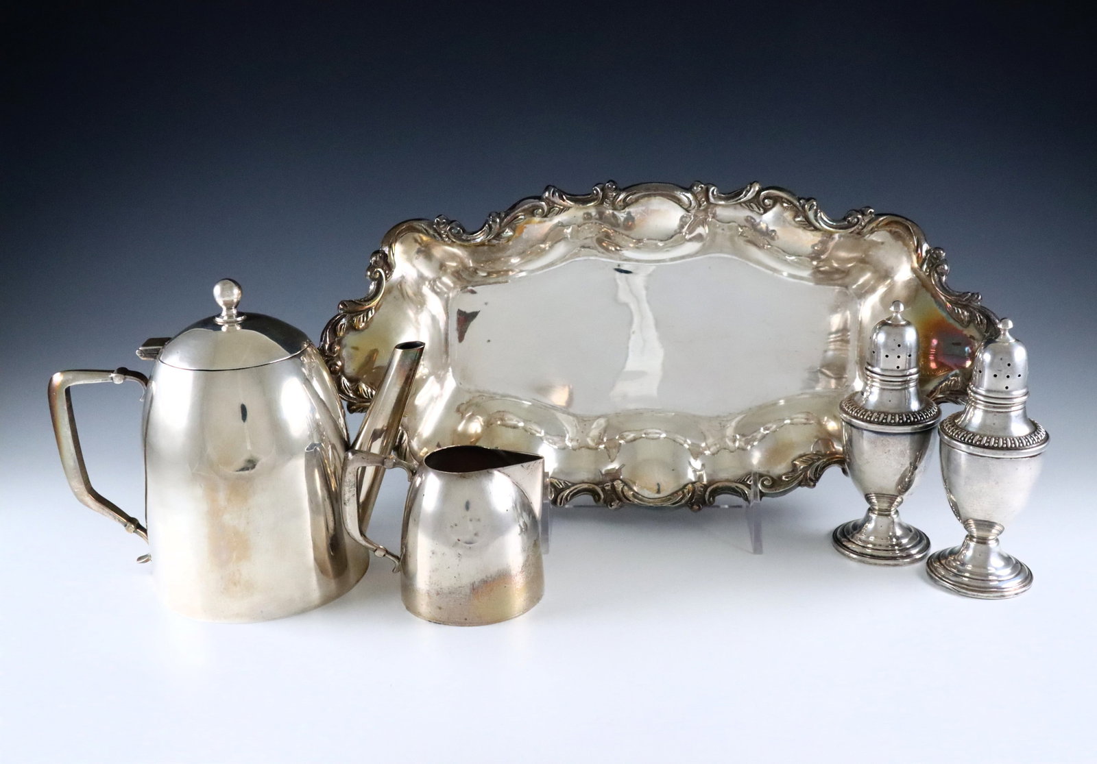 5 pc Mexican & American Sterling Tableware (1 of 1)