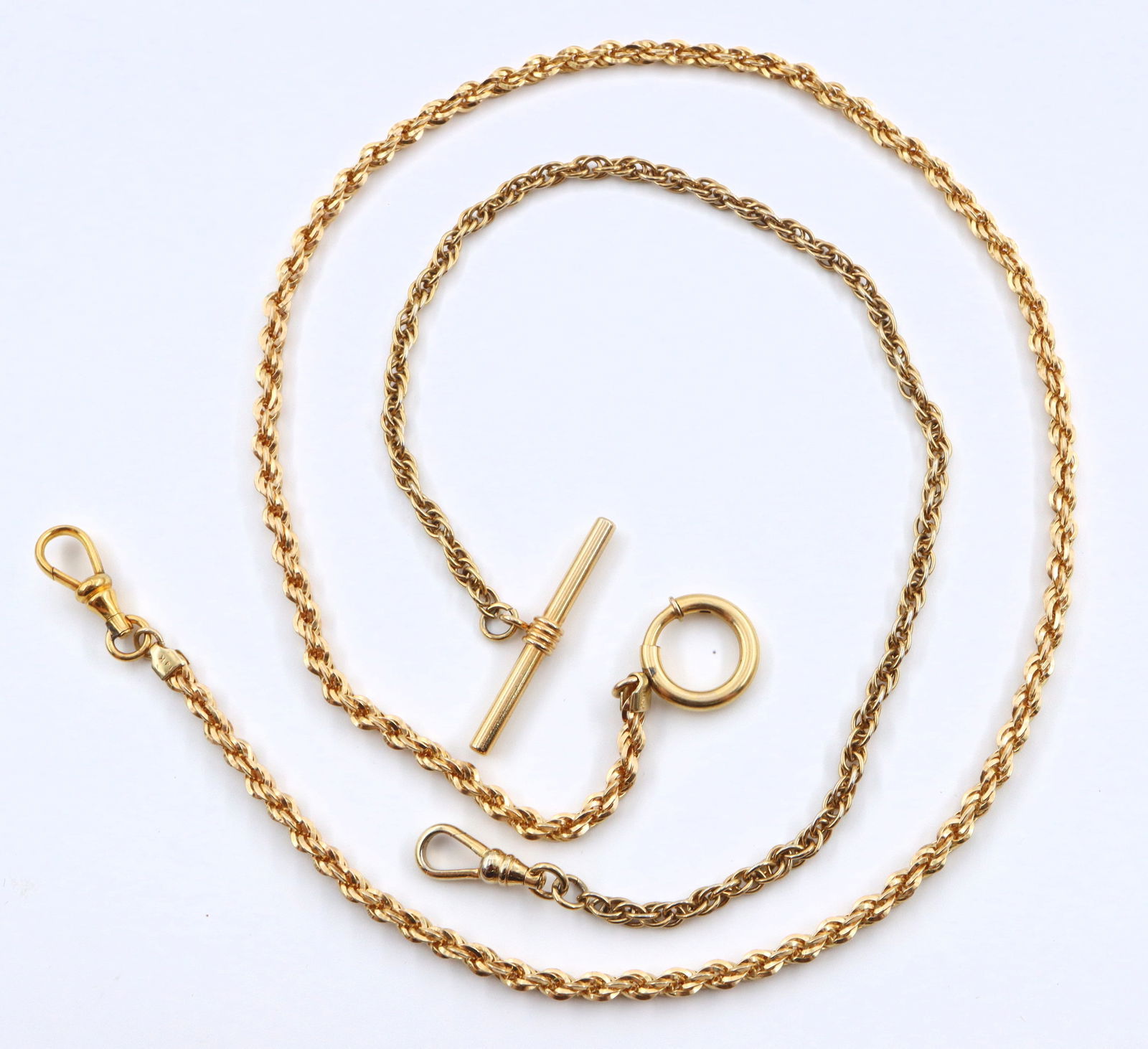 2 14k Gold Pocket Watch Chains (1 of 2)