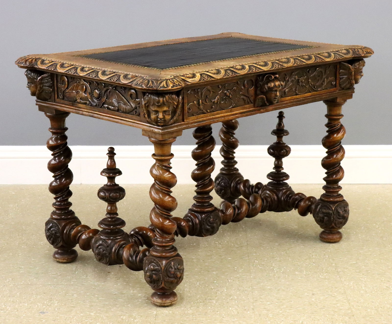 Italian Walnut Writing Table (1 of 7)