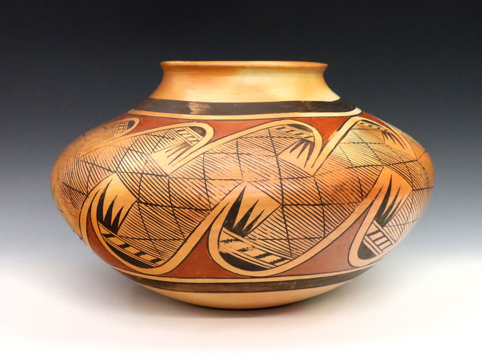 F. Nampeyo Hopi Earthenware Olla (1 of 3)