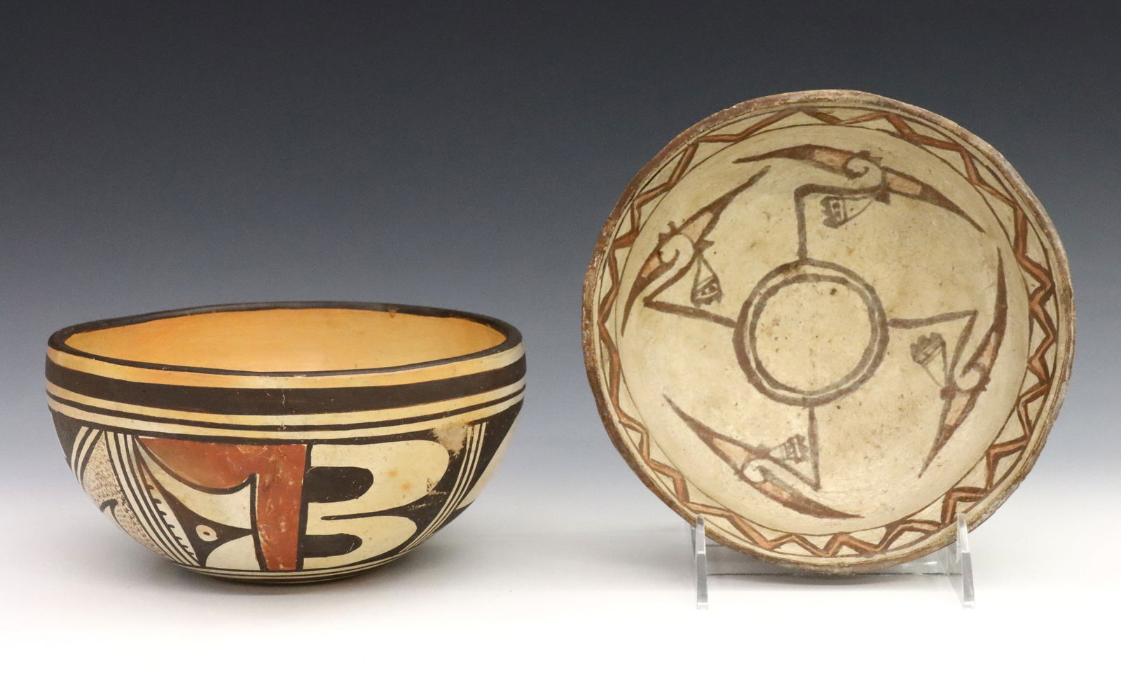 2 Native American Earthenware Bowls (1 of 2)