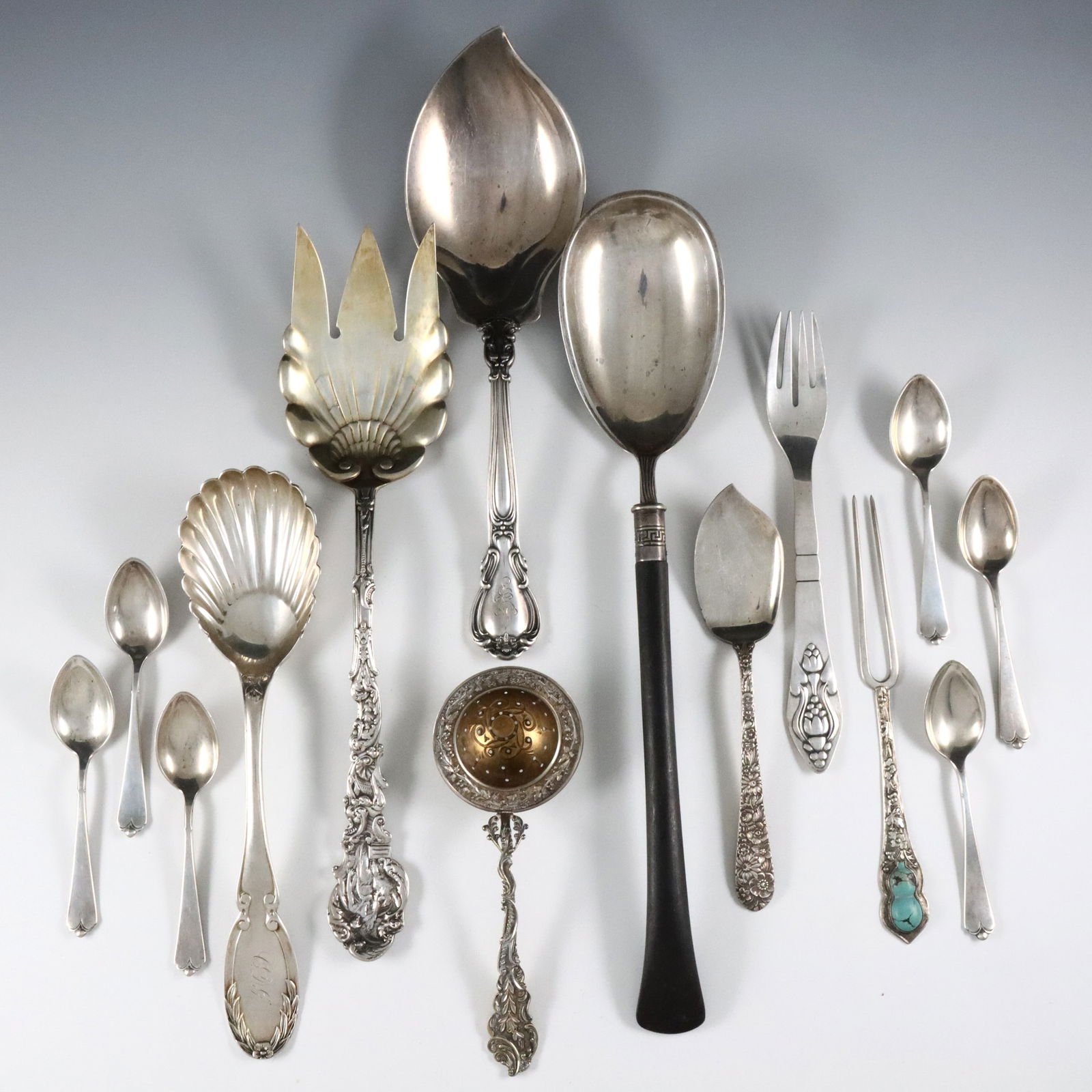14 pc Silver Tableware (1 of 1)