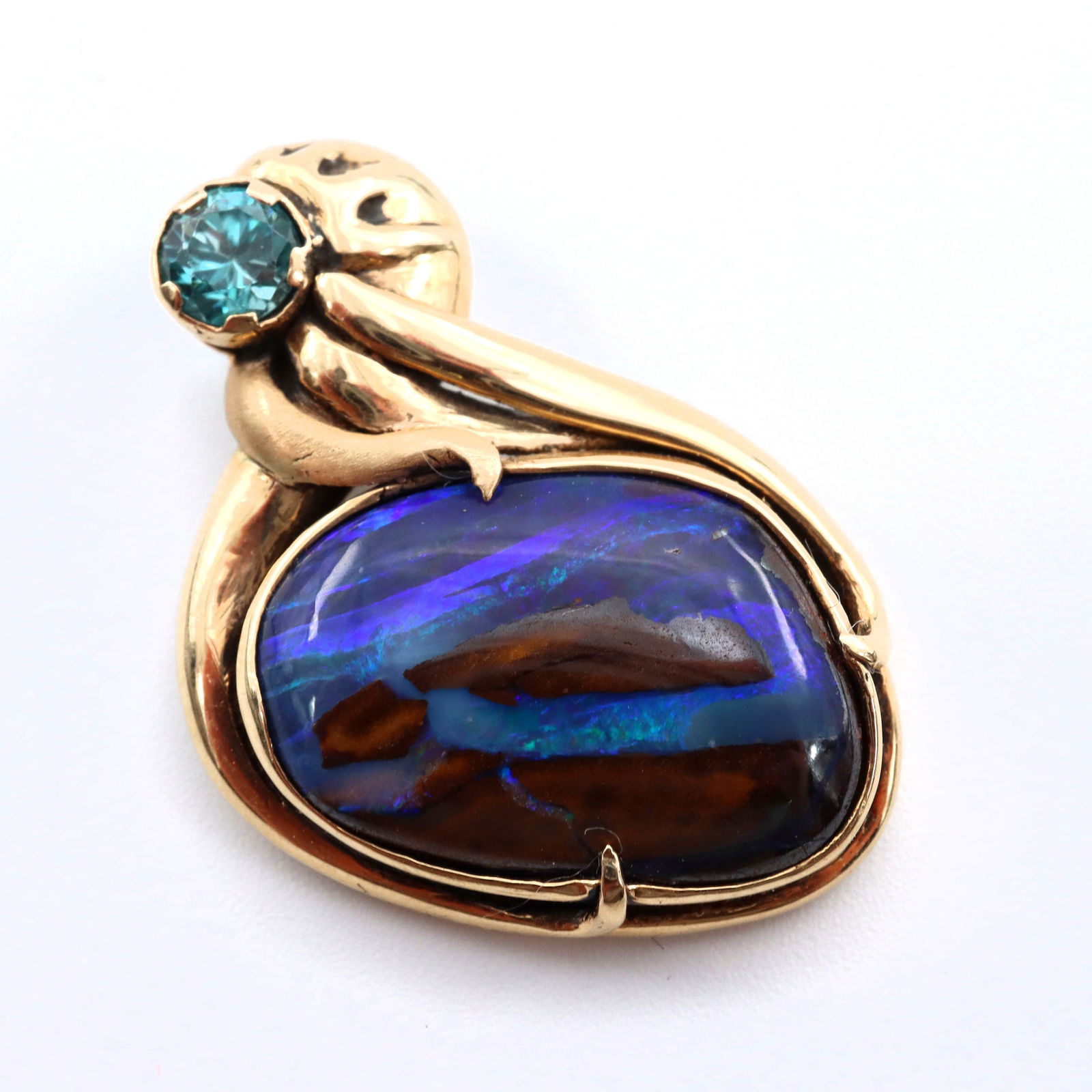 14k Gold & Gemstone Pendant (1 of 2)