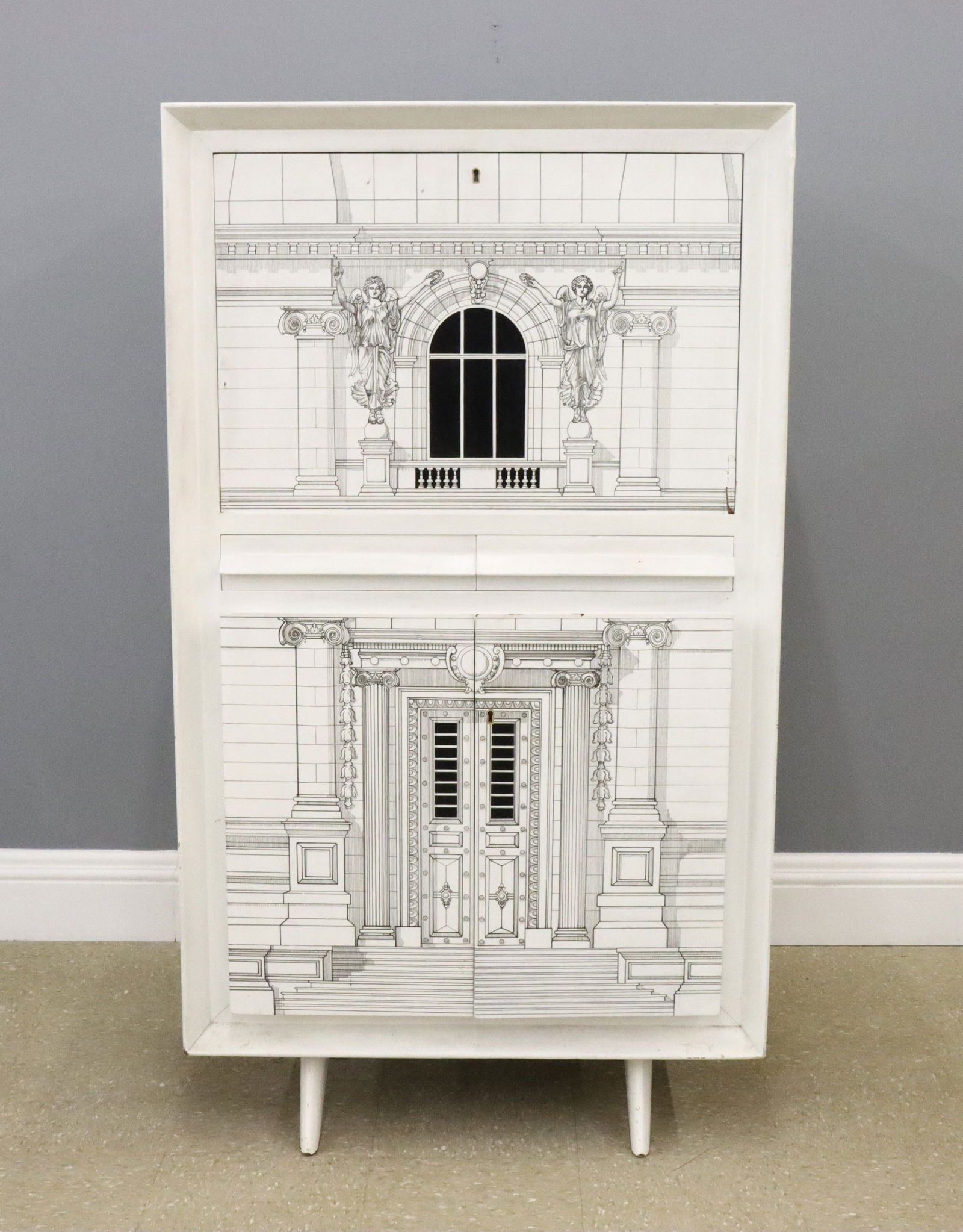 Fornasetti Style Bar Cabinet (1 of 5)