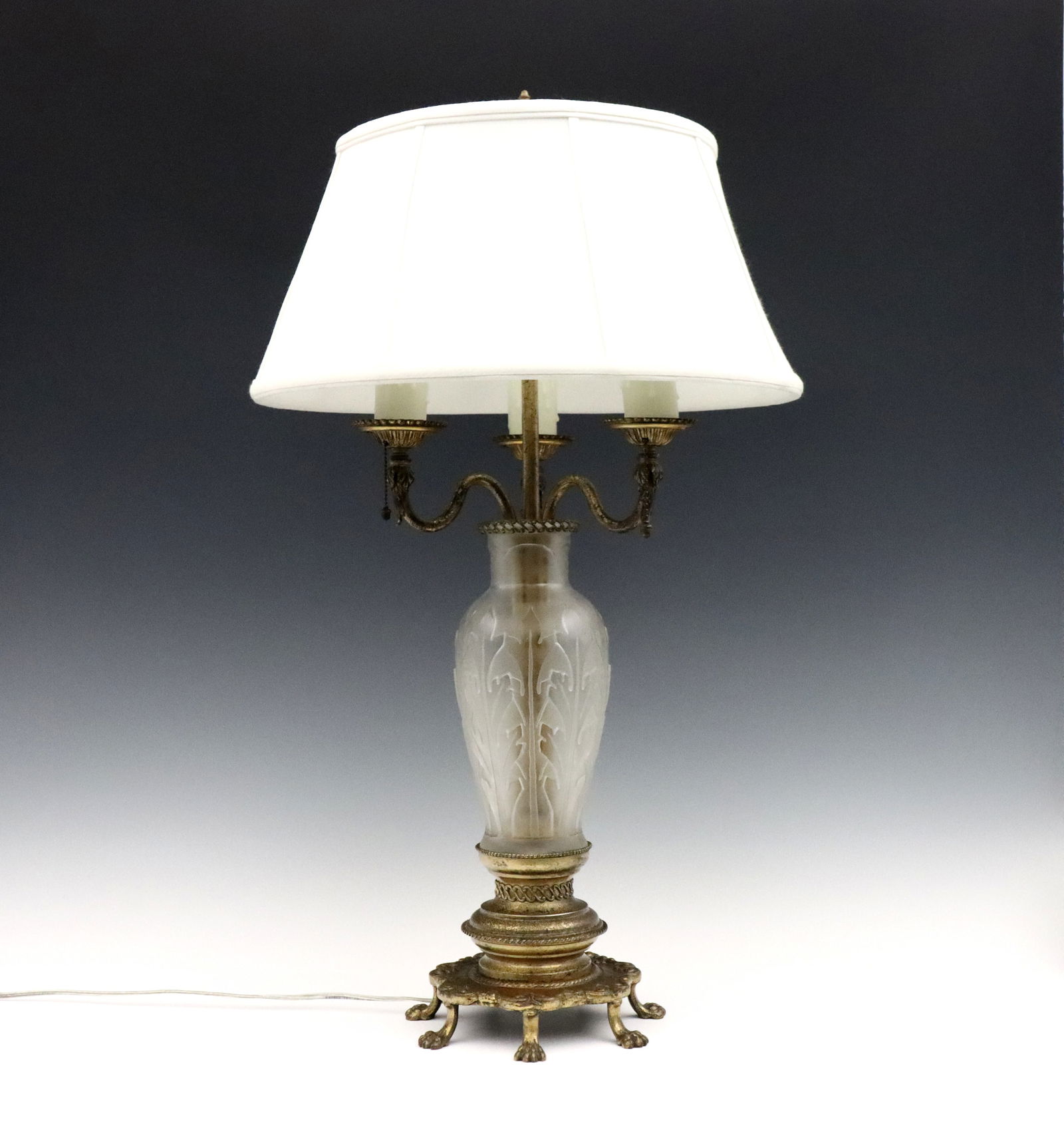 Steuben Style Table Lamp (1 of 2)