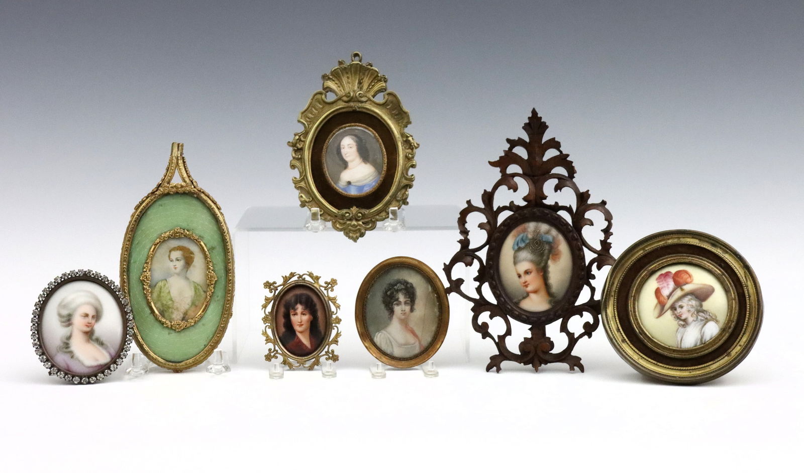 7 Miniature Portraits of Women (1 of 1)