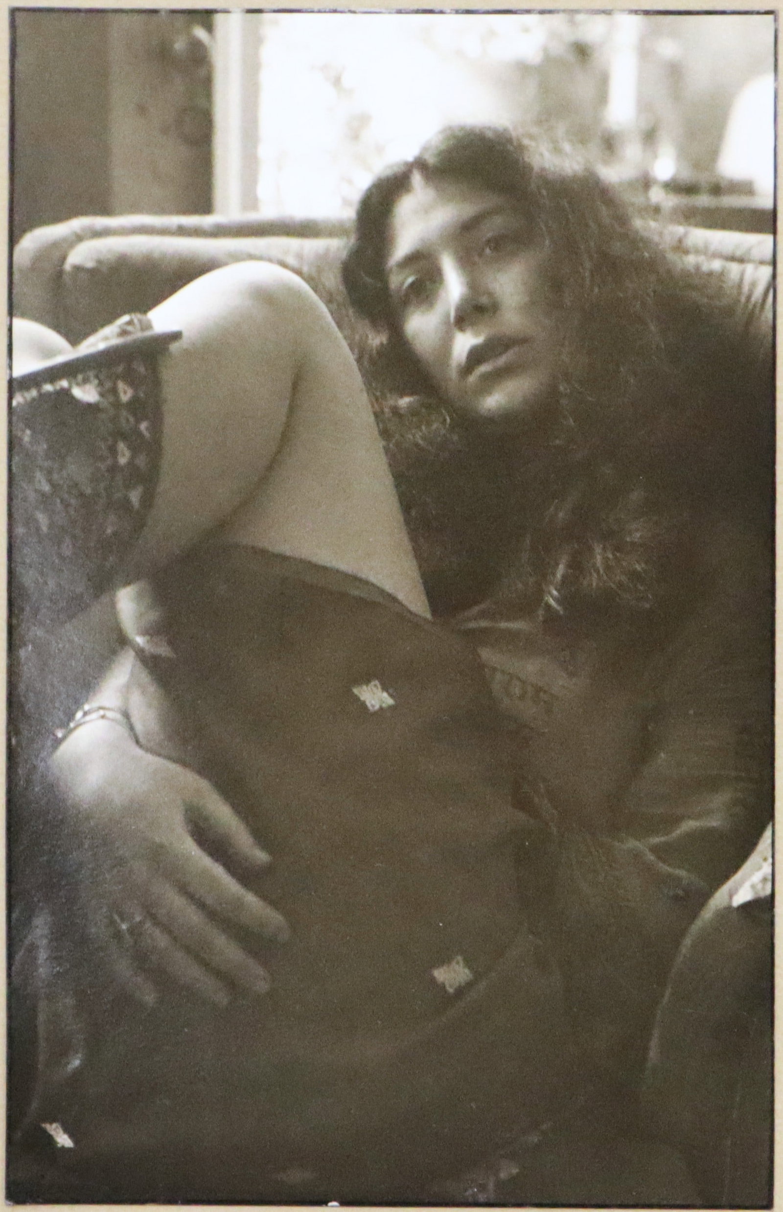 4 E. Teske Photographs: Edmund Teske, American, 1911-1996. Four vintage Silver Gelatin photographs mounted to cardstock. Includes a 6 x 9" portrait of a woman titled "Sherrie / 1970", a 10 x 6 3/4" portrait of a man titled "