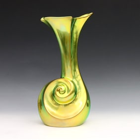 Zsolnay Snail Vase