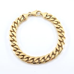 18k Gold Chain Bracelet