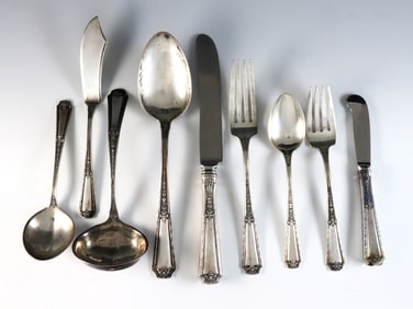 44 pc Towle Louis XIV Sterling Flatware