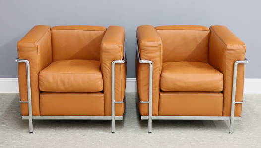 Pr Le Corbusier LC2 Club Chairs