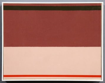 K. Noland Color Field Silkscreen