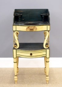 American Federal Painted Washstand