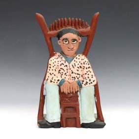Elijah Pierce Folk Art Carving