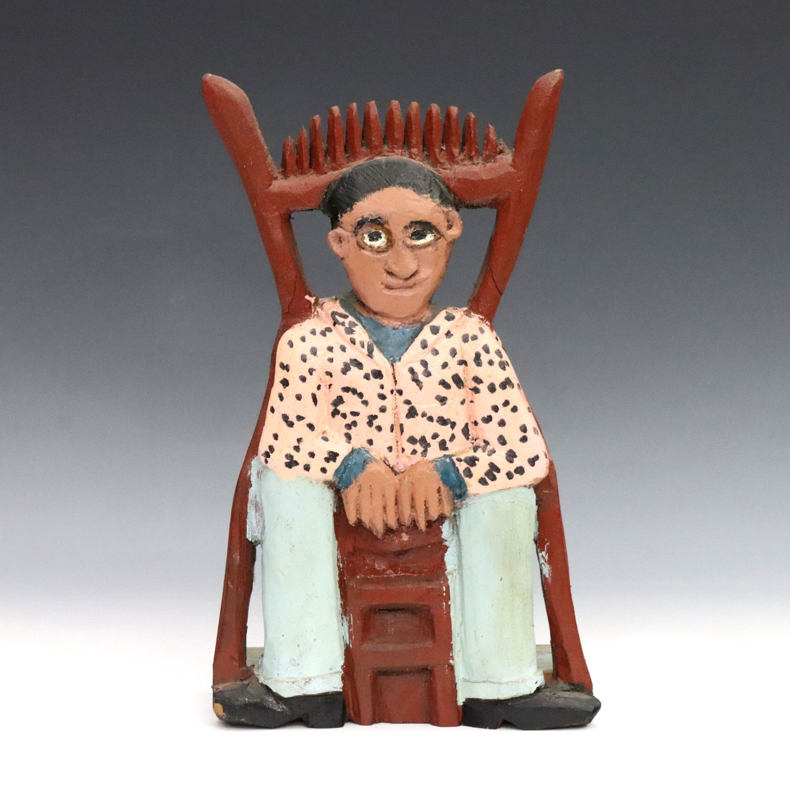 Elijah Pierce Folk Art Carving (1 of 3)