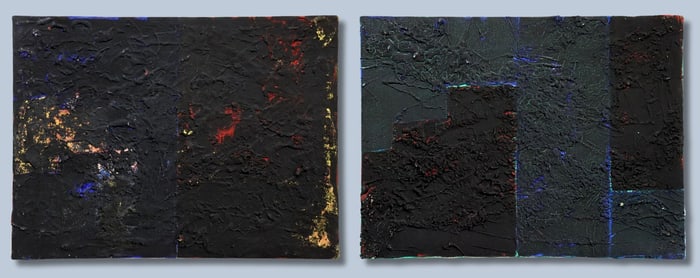 2 C. Storm Color Field Paintings