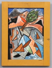Italo Scanga Abstracted Landscape