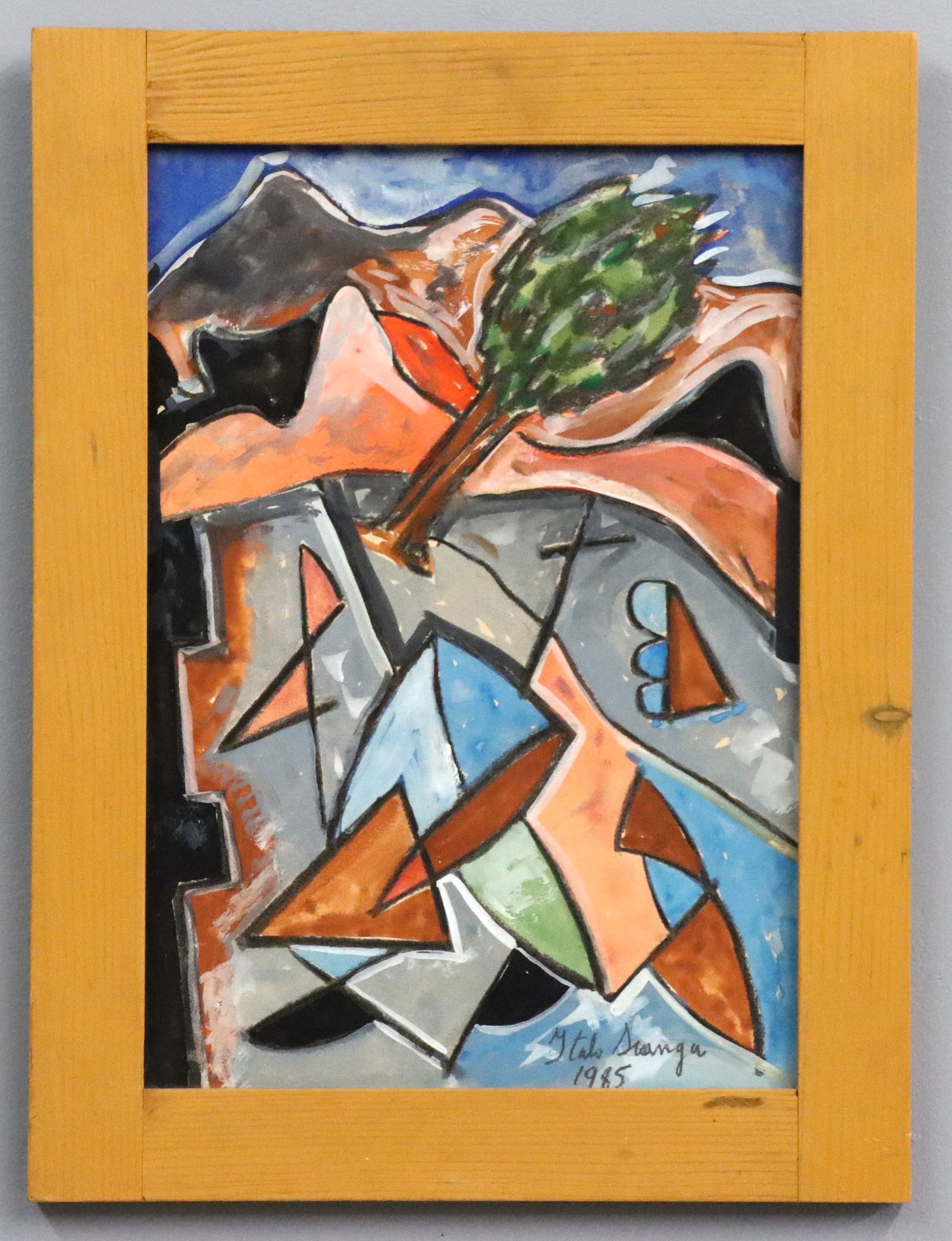 Italo Scanga Abstracted Landscape (1 of 3)