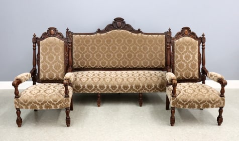 3 pc Victorian Parlor Set
