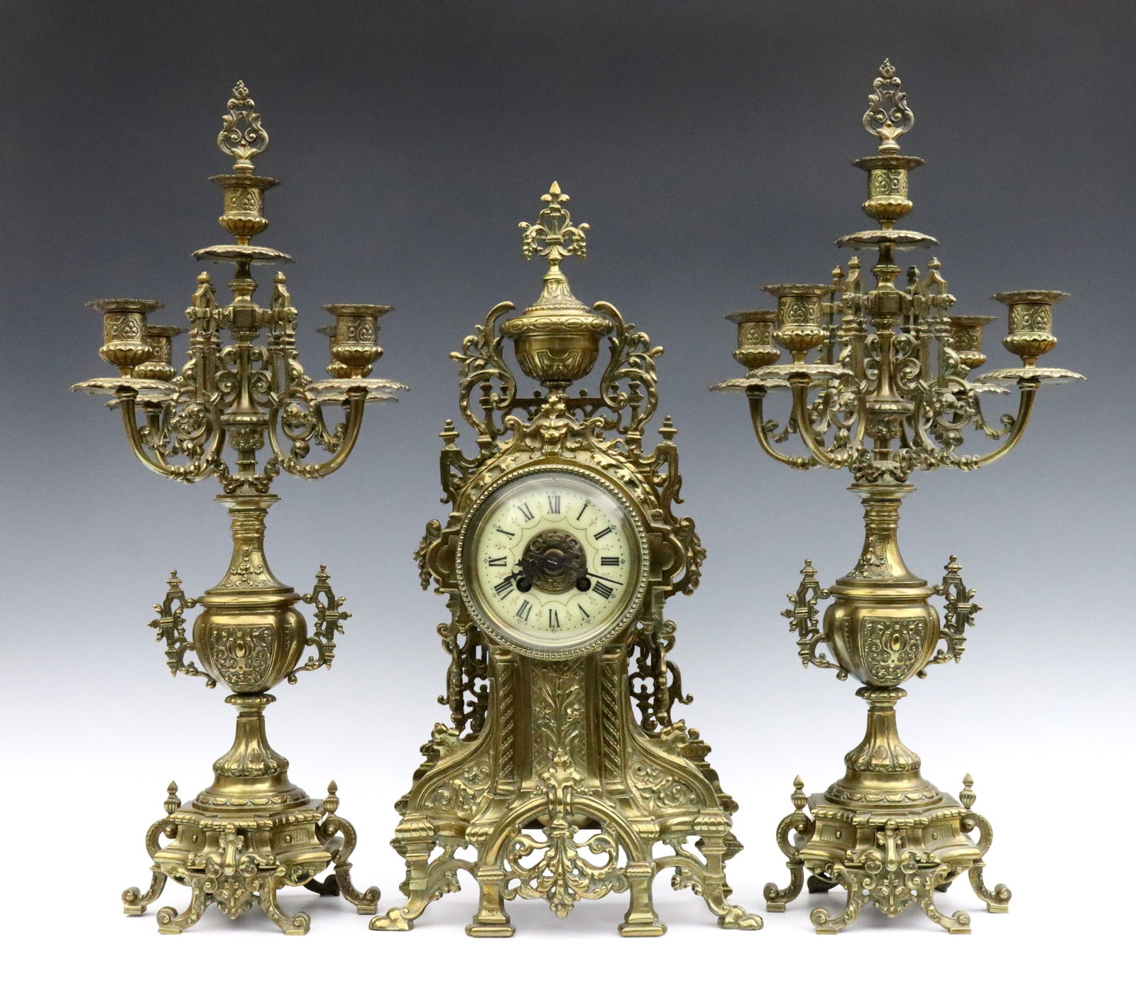 French 3 pc Clock Set (1 of 5)